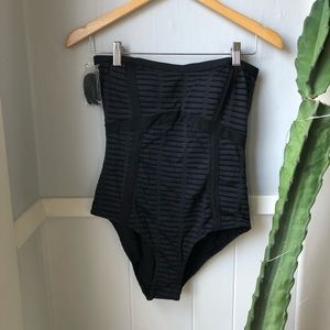 Black modern swimsuit